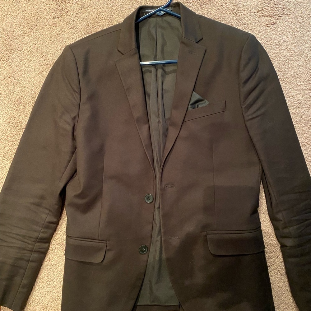 H&M Dark Brown Sport Coat Modern Cut